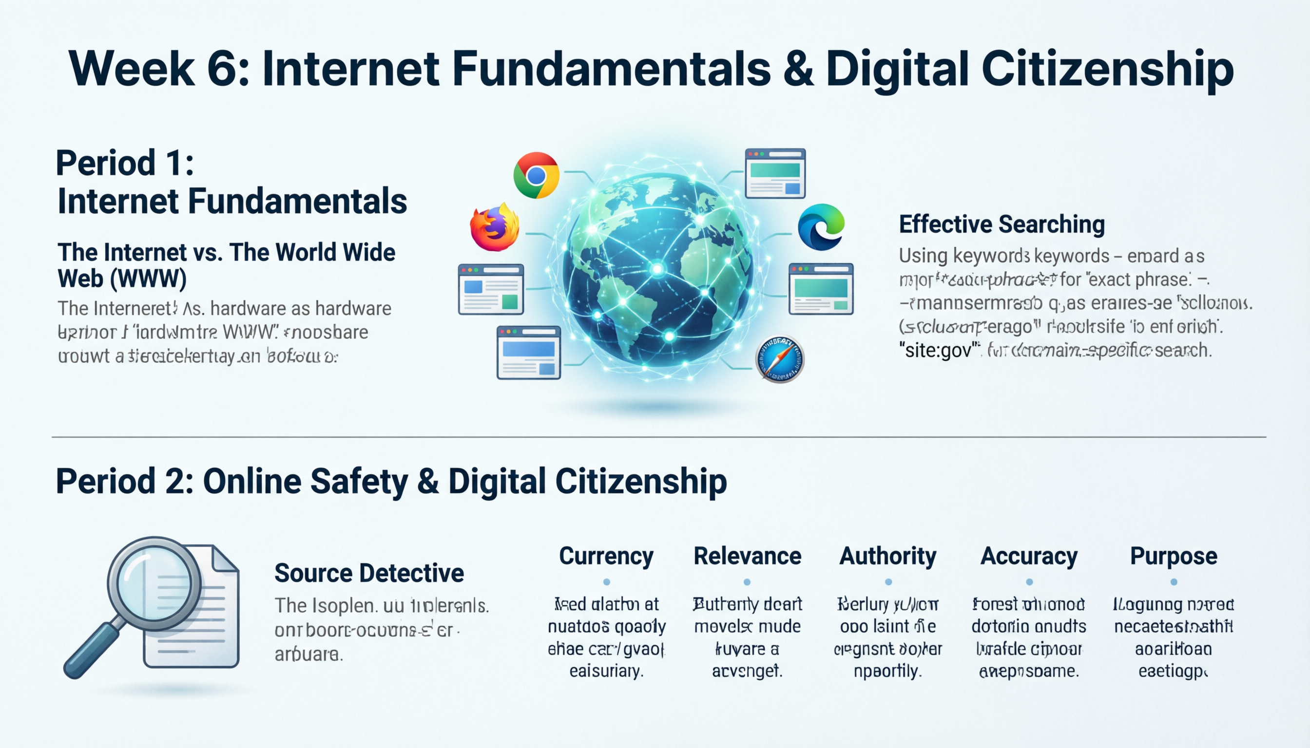 Internet Architecture & Information Literacy