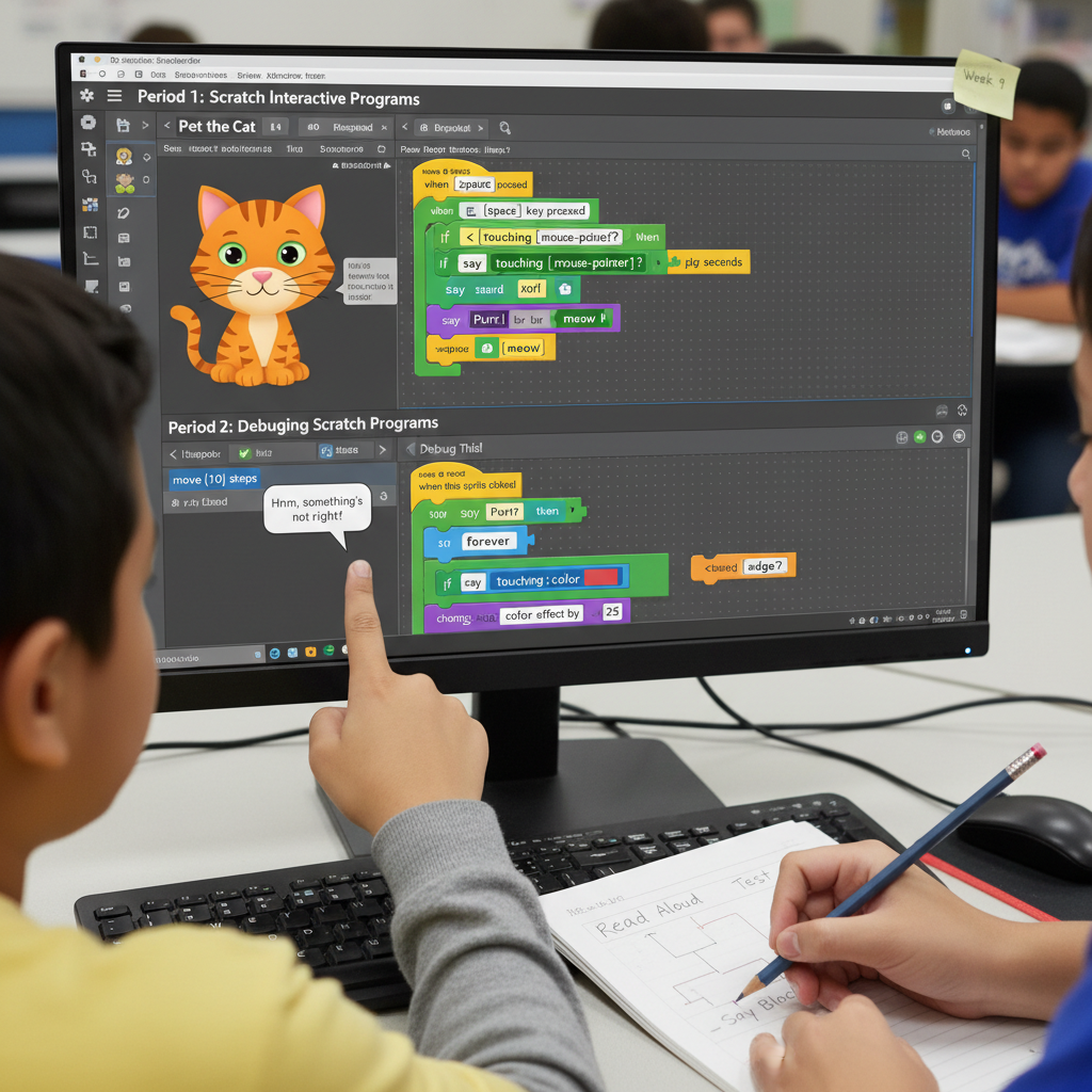 Interactivity & Debugging in Scratch